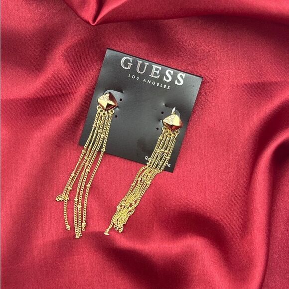 GUESS Gold Dangle Earrings
